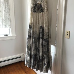 LEIFSDOTTIR Anthropologie Blooms Maxidress